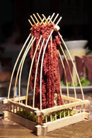 Axya Bamboo Weave Flower Ware Decorative Plate & Birdcage Ornament
