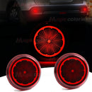Axyaa LED Rear Bumper Reflector Lights for Toyota Corolla, Nissan Qashqai, X-Trail