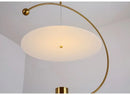 Axyaa Gold Iron LED Pendant Light for Home Decor and Dining Room