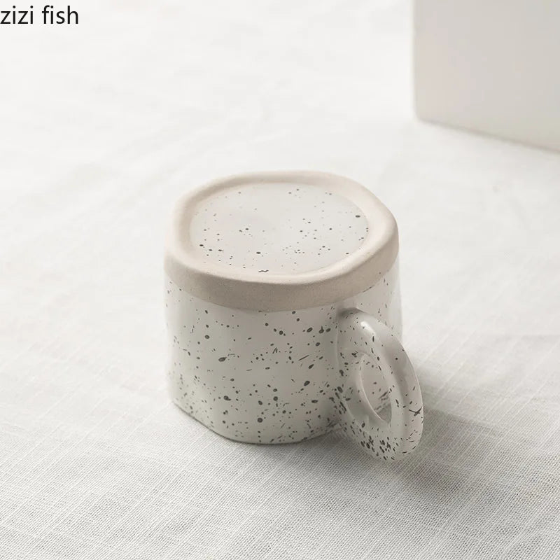 Axya Irregular Ceramic Coffee Mug for Home and Office Use