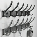 Axyaa Space Aluminum Wall Clothes Hook, Non-Perforated Bathroom & Bedroom Storage