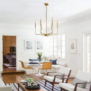 Axyaa Industrial Iron Chandelier Candle Light for Home Decor & Lighting