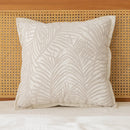 Axyaa Beige Yarn-Dyed Sofa Pillow Cover: 45X45 Headboard Cushion for Stylish Living Room