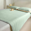 Axyaa Soft Latex Mattress Cover Quilted Protector Non-Slip Bedspread Summer Mat