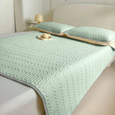 Axyaa Soft Latex Mattress Cover Quilted Protector Non-Slip Bedspread Summer Mat