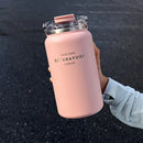 Axyaa Stainless Steel Insulated Tumbler with Handle | Large Capacity Outdoor Water Kettle