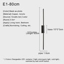 Nordic Copper LED Mirror Wall Light for Home Decor, Axyaa Glass Fixture