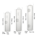 Axyaa Clear Toothbrush Travel Case Organizer Holder - Portable & Durable Storage Container
