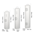 Axyaa Clear Tableware Organizer for Travel and Home Storage