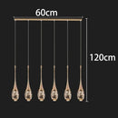 Axyaa Modern LED Chandelier Ceiling Lamp for Living Room Dining Indoor Lighting