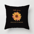 Nordic Daisy Print Pillow Cover by Axyaa - Modern Floral Cushion for Living Room