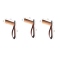 Axyaa Wood Leather Hook Belt for Stylish Wall Storage
