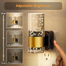 Axyaa Night Light: Adjustable Brightness, 3000K LED Plug-in Nightlight