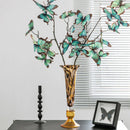 Axyaa Tall Glass Vase: Modern Living Room & Hotel Decoration