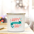 Axyaa Teacher's Day Enamel Handle Coffee Cup - Appreciation Gift for Educators