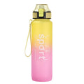 Axyaa Gradient PC Water Bottle | Large Capacity | BPA-free | Portable for Sports & Fitness