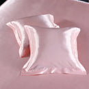 Axyaa Silk Satin Pillowcase Square Throw Pillow Cover 50x50cm
