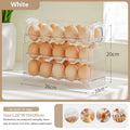 Axyaa Egg Storage Box Organizer Fresh-keeping Container Tray Dispenser Kitchen Holder