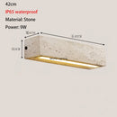 Axyaa Natural Yellow Cave Stone Wall Lamp for Outdoor & Home Decor