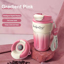 Axyaa Insulated Smart Coffee Cup for Girls | Stainless Steel Vacuum Flask | Christmas Gift