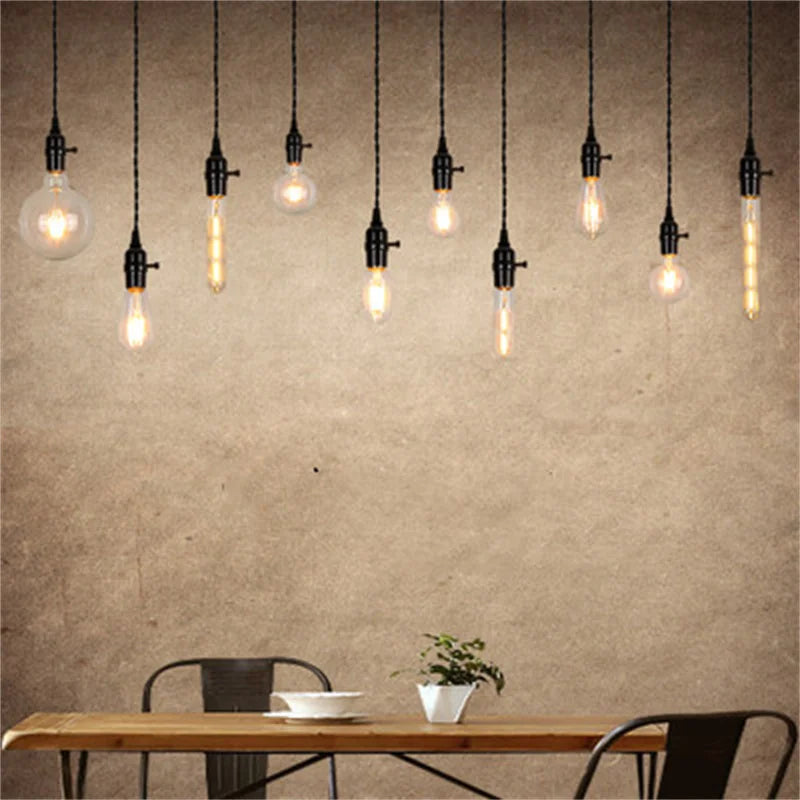 Axyaa Art Deco LED Pendant Light with Switch for Indoor Lighting Decor