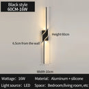 Axyaa Modern LED Black Wall Light Sconce for Indoor Lighting Decor