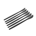 Axyaa Black Stainless Steel Cutlery Set for Dinner Kitchen, 24Pcs Flatware Set