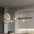 Axyaa Modern Long G9 Led Chandelier for Dining Room Kitchen Bar Pendant Lamp
