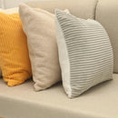 Axyaa Corduroy Teddy Pillow Cover 45x45cm Modern Farmhouse Decor Sofa Plush