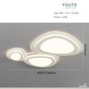 Axyaa LED Ceiling Lamp Luxury Living Room Decoration Chandelier