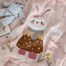Axyaa Cotton Three-layer Yarn Fabric Summer Blanket