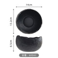 Axyaa Matte Ceramic Dessert Bowl Set for Molecular Cuisine Restaurant Tableware