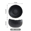 Axyaa Matte Ceramic Dessert Bowl Set for Molecular Cuisine Restaurant Tableware
