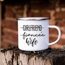 Axyaa Enamel Couples Mugs for Outdoor Coffee, Travel, and Bonfires