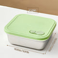 Axyaa Stainless Steel Lunch Box - Stackable Leak Proof Bento Container