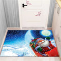 Axyaa Christmas & New Year Home Decor Door Mat - Anti-Slip Floor Rug