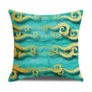 Axyaa Gold Elk Modern Pillowcase Cover for Customizable Bedside Decor