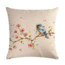 Animal Print Linen Pillowcase by Axyaa - Home Decor Cushion Cover