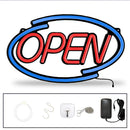 Axyaa Neon Open LED Sign RGB Multicolor Ultra Brightness Store Display