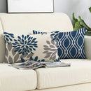 Axyaa Geometric Pillowcase 40x60cm Sofa Decor Lumbar Cushion Cover
