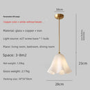 Axyaa Hand-Painted Glass Bellina Pendant Light for Home Decor