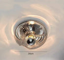 Axyaa Handblown Wave Glass Shade Wall Sconce for Home Decor Fixtures