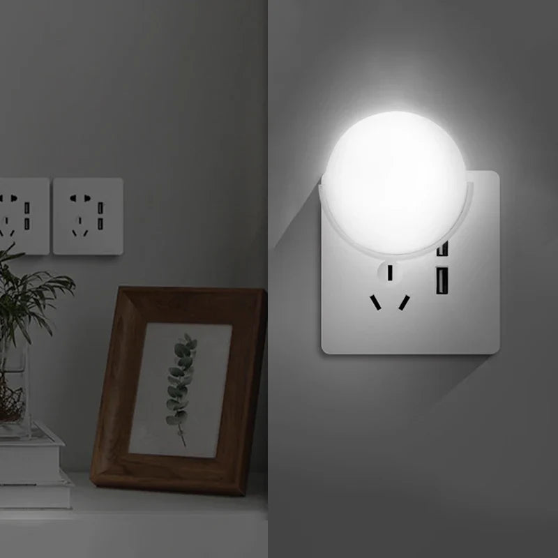 Axya LED Night Light for Kids Room Sensing Lamp EU Plug