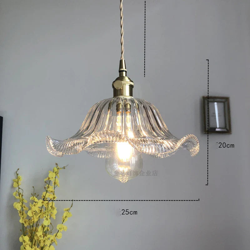 Nordic Green Glass LED Pendant Light by Axyaa - Modern Indoor Lighting