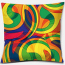 Rainbow Square Pillowcase by Axyaa: Home & Car Decor Accent