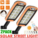 Axyaa Solar Street Lights: Remote Control Waterproof Motion Sensor Lighting