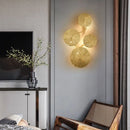 Axyaa Lotus Leaf Wall Lamp: Nordic Modern Minimalist Bedroom Living Room Study Lighting