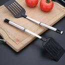 Axyaa Kitchen Food Spatula Hollow Oil Draining Frying Turners Shovel Utensil