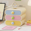 Axyaa Makeup Organizer Drawer Desktop Storage Box Stationery Rack Large Capacity