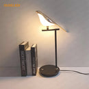Axyaa Magpie Bird LED Table Lamp for Bedroom Living Room Study Desk